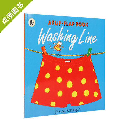 【点读版】吴敏兰书单 翻翻书 A Flip-Flap Book:Washing Line[CBL:1.5]